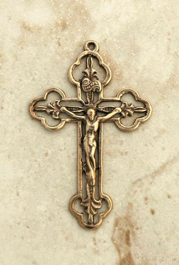 Antiqued Bronze Crucifixes