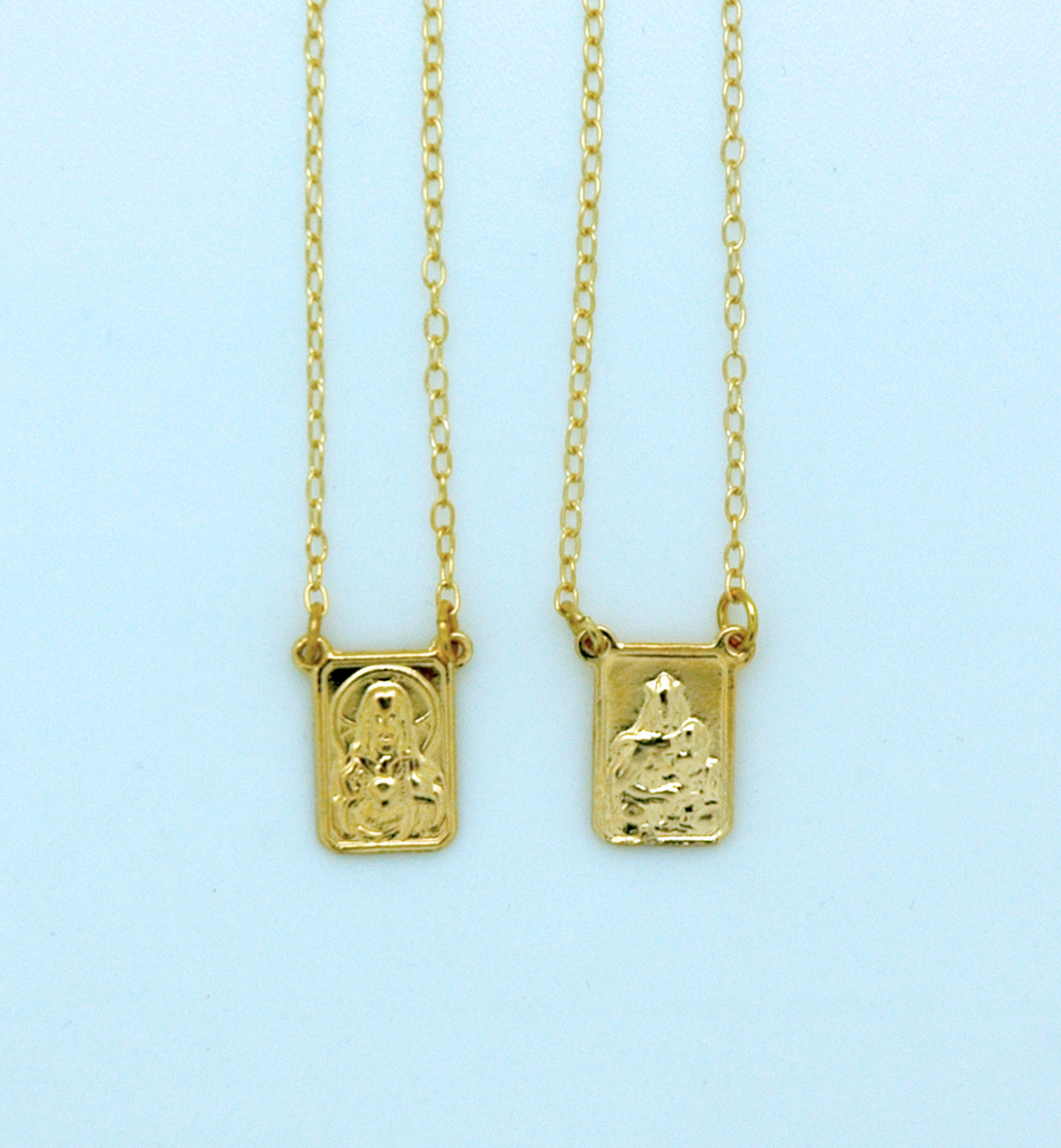 BF114 - Brazilian Gold Plated Scapular