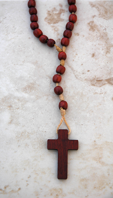 BTE01 - Brazilian Wood Rosary