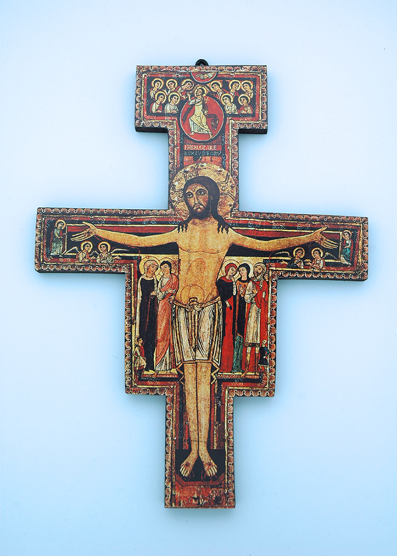GG5 - Greek San Damiano Cross, 9 1/2 in.