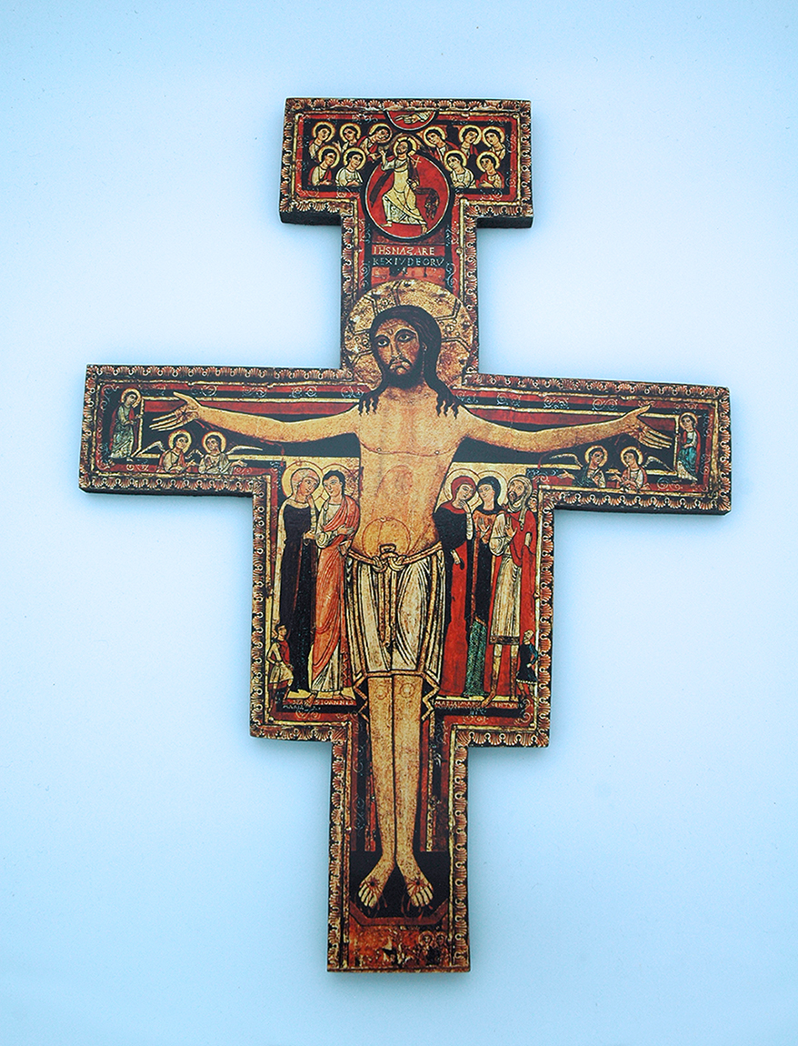GG6 - Greek San Damiano Cross, 15 in.