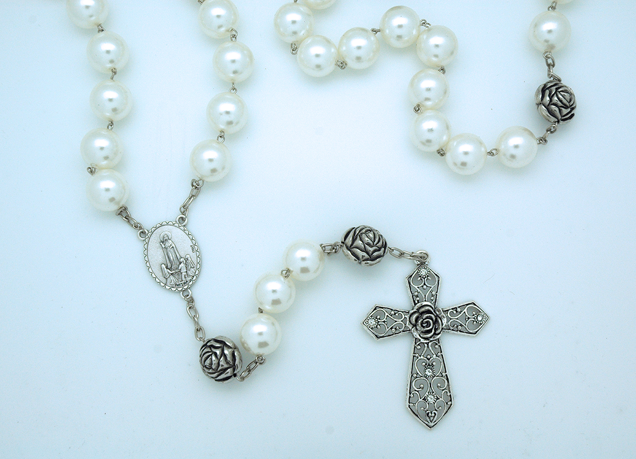PTP422 - Pearl Wall Rosary from Fatima