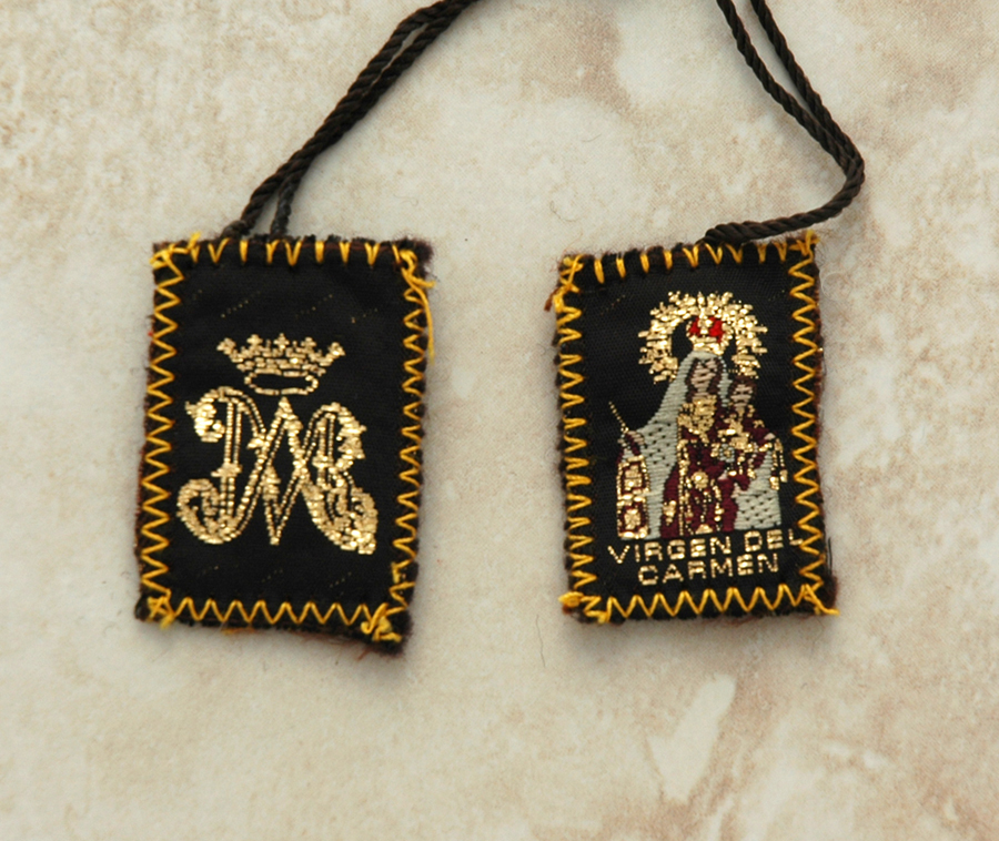 SCP-C - Brown Wool Scapular, Mt. Carmel