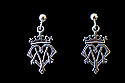 SSE4 - Sterling Silver Earrings, Ave Maria