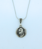 SSN62 - Sterling Silver Madonna on Sterling Silver Chain