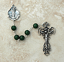 SSR27 - Sterling Silver Rosary, Jade