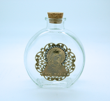 VHWB29 - Vintage Style Holy Water Bottle, Ave Maria