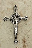 SSC16 - Sterling Silver Crucifix, Europe, Renaissance, 3 in.