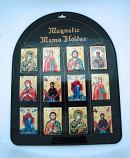 GMGN-48 - Greek Icon Magnets, 3x2 in., 48 Assorted Pieces & Free Display