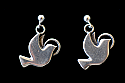 SSE14 - Sterling Silver Earrings, Holy Spirits