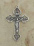 SSC11 - Sterling Silver Crucifix, Philippines, 2 1/4 in.