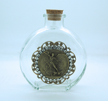 VHWB27 - Vintage Style Holy Water Bottle, St. Michael