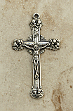 SSC25 - Sterling Silver Crucifix, Unknown Origin, 2 in.
